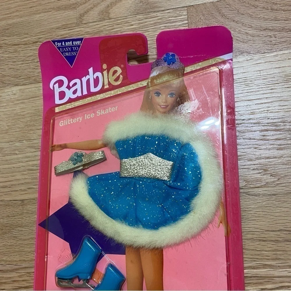Vintage Barbie My First Fashions Glittery Ice Skater Outfit NEW Mattel Blue
